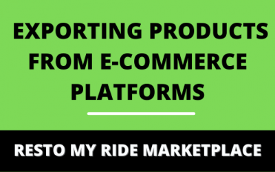 How to Export Products/Adverts .CSV from Your E-Commerce Platform